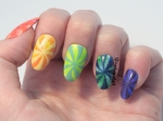 31 Day Challenge 2014 Day 9: Rainbow Nails